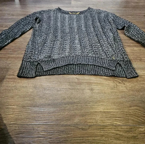 Juicy Couture Wool Blend Gold Label Knit Metallic Womens  Sweater SZ S - Picture 5 of 10